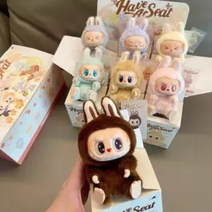 Pop Mart Labubu The Monsters Plush Keychain Doll Random Blind Box - ArtGalleryZen