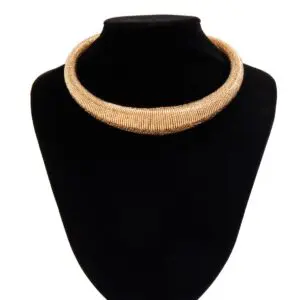 Punk Spring Metal Thick Chokers Collar Necklace - ArtGalleryZen