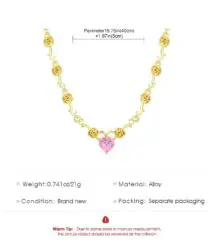 Rose Heart Pendant Necklace - ArtGalleryZen