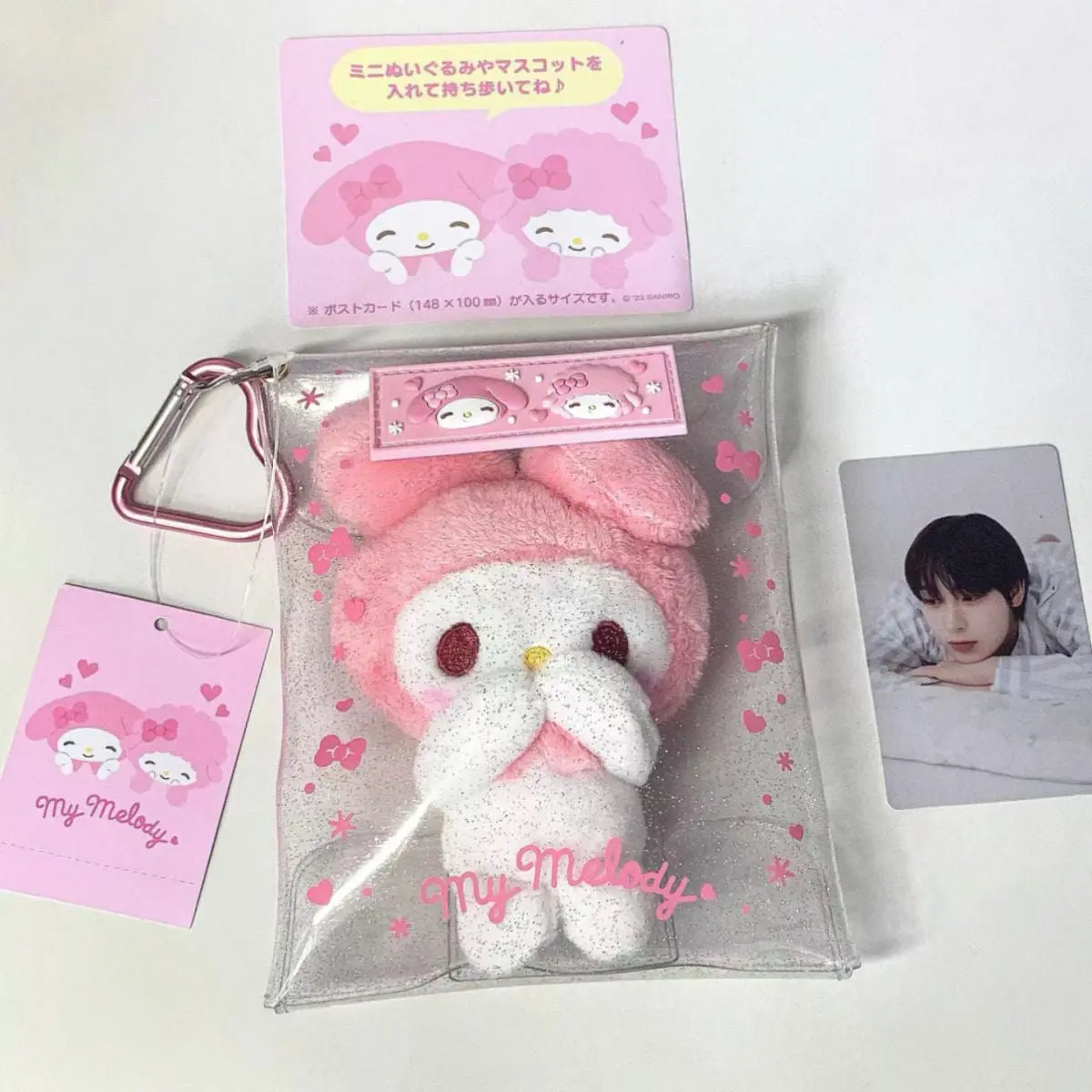 Sanrio Cute Doll Storage Kpop Display Keychain Bag - ArtGalleryZen