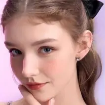 Sanrio Enamel Black Cherry Kuromi Earrings - ArtGalleryZen