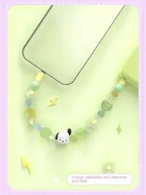 Sanrio Kuromi Pochacco Charging Data Cable Bracelet - ArtGalleryZen