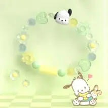 Sanrio Kuromi Pochacco Charging Data Cable Bracelet - ArtGalleryZen