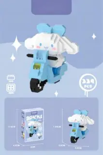 Sanrio LEGO Compatible Motor To Go Building Bricks - ArtGalleryZen