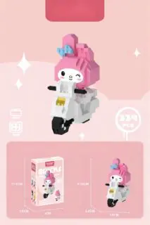 Sanrio LEGO Compatible Motor To Go Building Bricks - ArtGalleryZen