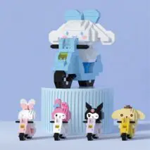 Sanrio LEGO Compatible Motor To Go Building Bricks - ArtGalleryZen