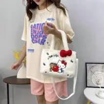 Sanrio Plush Single Shoulder Crossbody Bag - ArtGalleryZen
