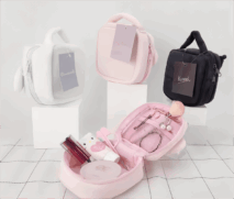 Sanrio Plush Small Square Bag Cosmetic Toiletry Bag Portable Travel Organizer - ArtGalleryZen