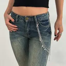 Stylish Layered Star Pearl Tassel Trouser Chain - ArtGalleryZen