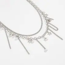 Stylish Layered Star Pearl Tassel Trouser Chain - ArtGalleryZen