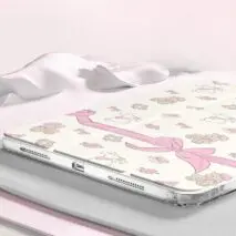Sweet Bunny Bear Ribbon Bow iPad Case - ArtGalleryZen