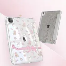 Sweet Bunny Bear Ribbon Bow iPad Case - ArtGalleryZen