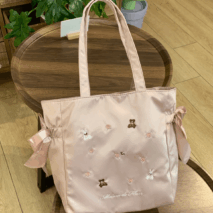 Sweet Bunny Bear Rose Embroidery Bowknot Shoulder Bag - ArtGalleryZen