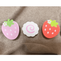 Sweet Glitter Strawberry Narutomaki Phone Stand iPhone Case - ArtGalleryZen