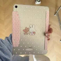 Sweet Miffy Polka Dot iPad Case - ArtGalleryZen