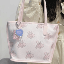 Teddy Bear PU Leather Bag - ArtGalleryZen