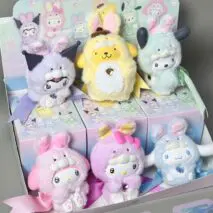 TOPTOY Sanrio Diamond Bunny Baby Series Plush Keychain Doll Blind Box - ArtGalleryZen