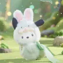 TOPTOY Sanrio Diamond Bunny Baby Series Plush Keychain Doll Blind Box - ArtGalleryZen