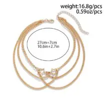 Trendy Hollow Star Layering Curb Arm Chain - ArtGalleryZen