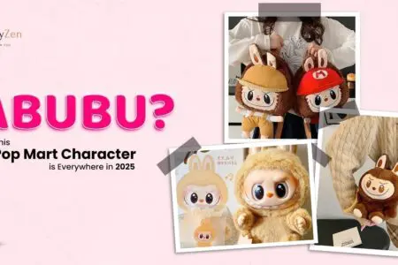 Labubu Pop Mart character collection showing the viral 2025 trend with various collectible figures and accessories