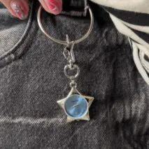 Y2K Star Keychain Watch Pendant – view 2
