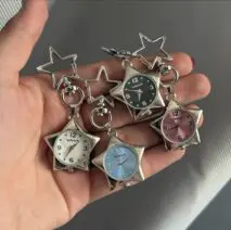 Y2K Star Keychain Watch Pendant