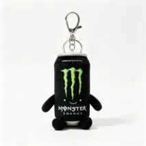 Cute Monster Energy Drink Can Plush Keychain - view 6