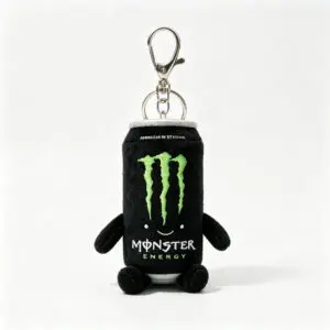Cute Monster Energy Drink Can Plush Keychain - view 6