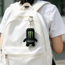 Cute Monster Energy Drink Can Plush Keychain - view 2