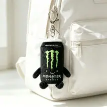Cute Monster Energy Drink Can Plush Keychain - view 3