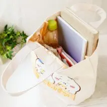Cute Chiikawa Plush Embroidered Canvas Tote Bag - Image 2