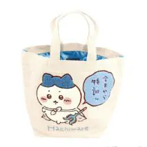 Cute Chiikawa Plush Embroidered Canvas Tote Bag - Image 8