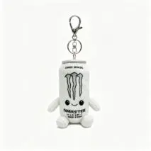 Cute Monster Energy Drink Can Plush Keychain - view 8