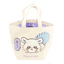 Cute Chiikawa Plush Embroidered Canvas Tote Bag - Image 12