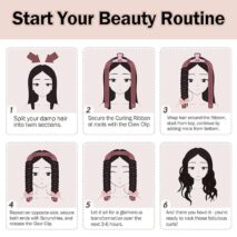 12 Pcs Heatless Hair Curler Set - ArtGalleryZen