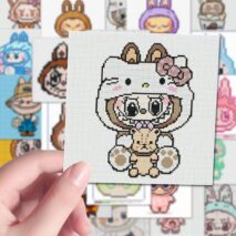 24/48 Colors 2.6mm Labubu Themed Fuse Beads Kit - ArtGalleryZen