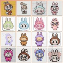 24/48 Colors 2.6mm Labubu Themed Fuse Beads Kit - ArtGalleryZen