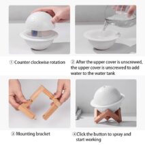 3D Moon Air Humidifier Night Light - ArtGalleryZen