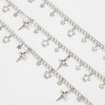 Charming Layered Hollow Star Pendant Trouser Chain - Image 6