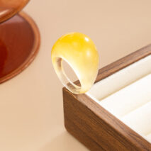 Chunky Resin Ring - Bold Minimalist Statement Jewelry for Women - Image 7