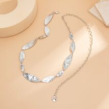 Abstract Irregular Leaf Waist Chain - ArtGalleryZen
