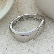 Abstract Waterdrop Glossy Bangle Bracelet - ArtGalleryZen