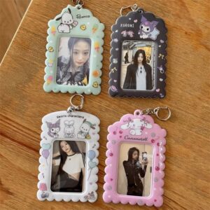 Adorable Sanrio Kpop Keychain Photocard Holder