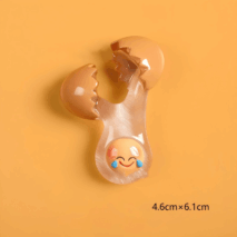 Adorable Smiling Broken Egg Fridge Magnet - ArtGalleryZen