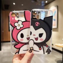 Anime My Melody Kuromi Kawaii iPhone Case - ArtGalleryZen