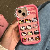 Anime Sanrio Kawaii Hello Kitty iPhone Case - ArtGalleryZen