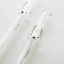 Authentic Goodglas Miffy Handmade Glass Straw - ArtGalleryZen