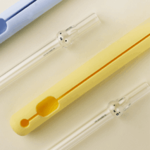 Authentic Goodglas Miffy Handmade Glass Straw - ArtGalleryZen