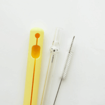 Authentic Goodglas Miffy Handmade Glass Straw - ArtGalleryZen
