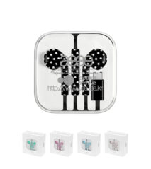 Authentic Korean AEAE Polka Dot Wired USB - C Earphones - ArtGalleryZen
